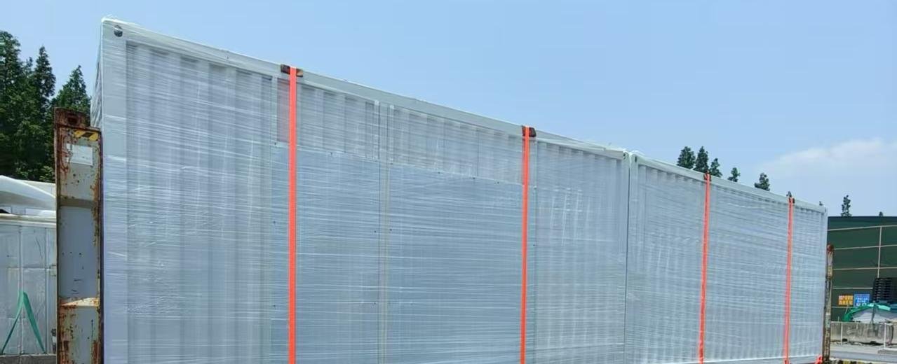 BliXray X-ray container packed for sea freight